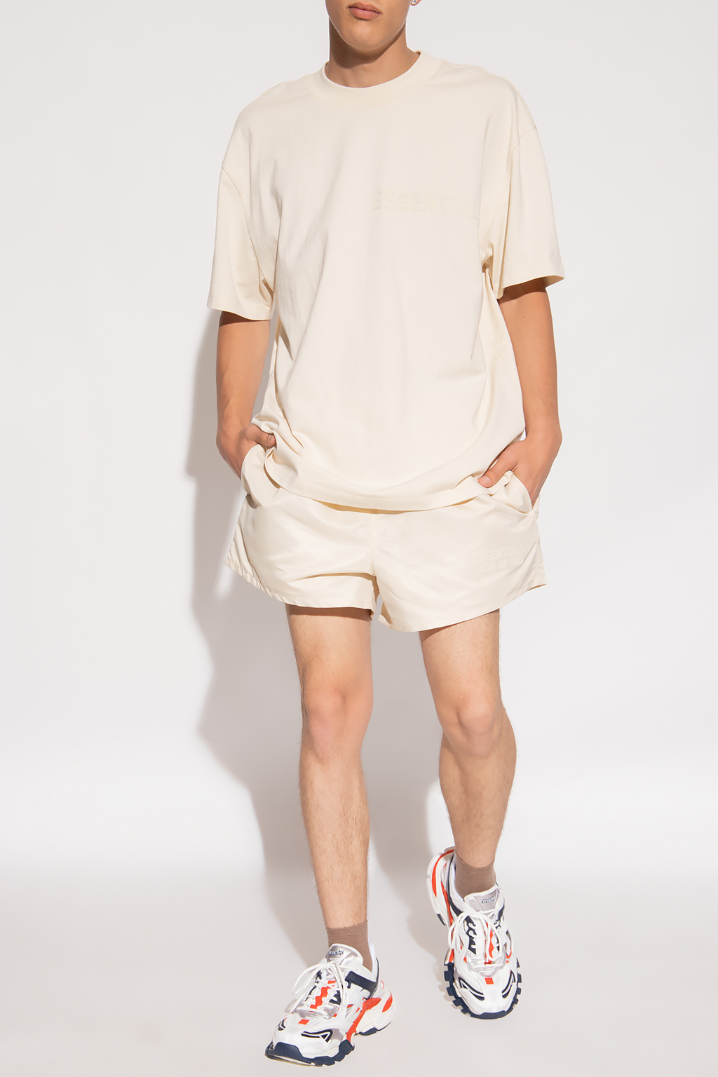 Essentials offwhite shorts eggshell small size popular freeshipping